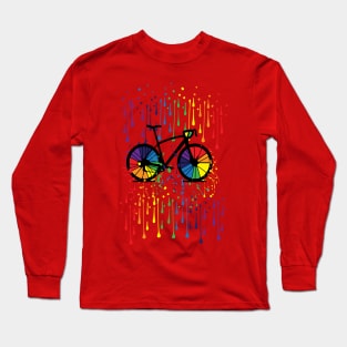 Rainbow bicycle 2 Long Sleeve T-Shirt